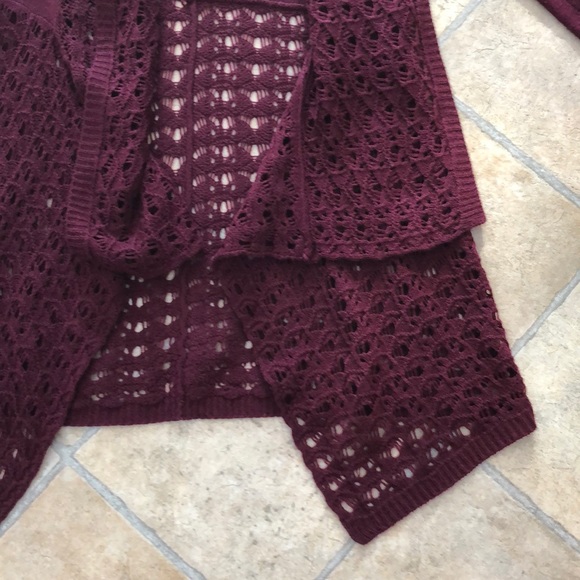 ‘NWD’ Burgundy cardigan with pretty detail - Picture 8 of 11